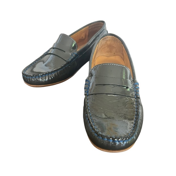 Venettini kids loafers made in Spain size 30 EU or size 12 US dark blue good con - Picture 1 of 6